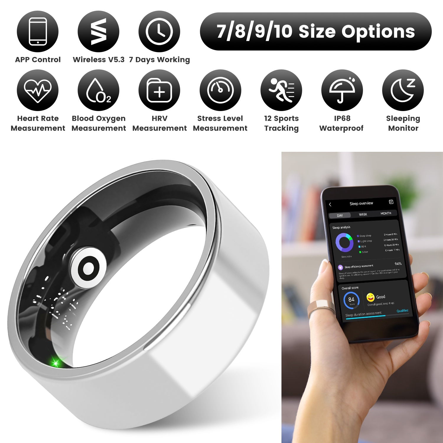 gadgetro™ – Smart Health & Sleep Tracker